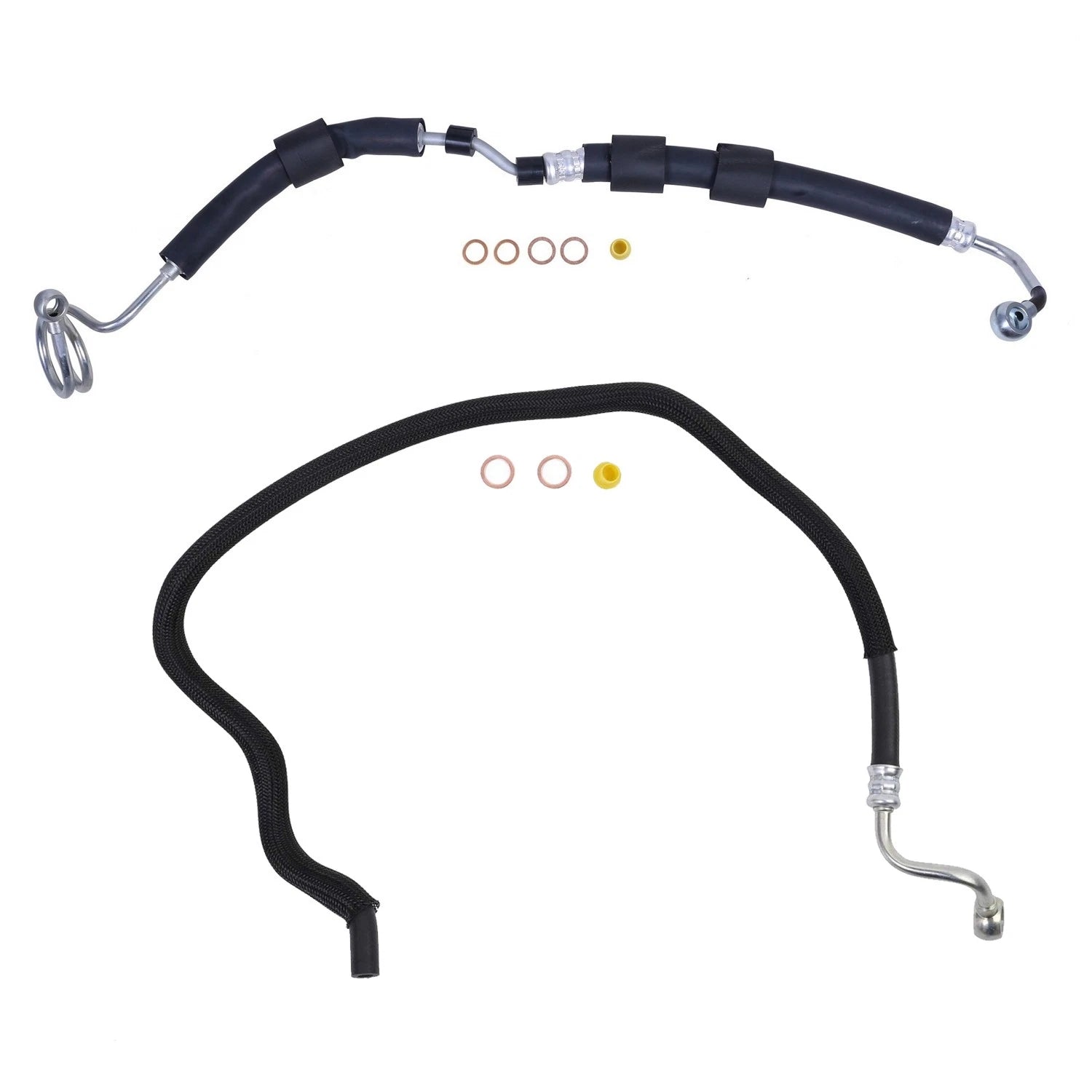 Sunsong Power Steering Pressure & Return Line Hose Kit for Audi A6 Quattro (2005–2011)