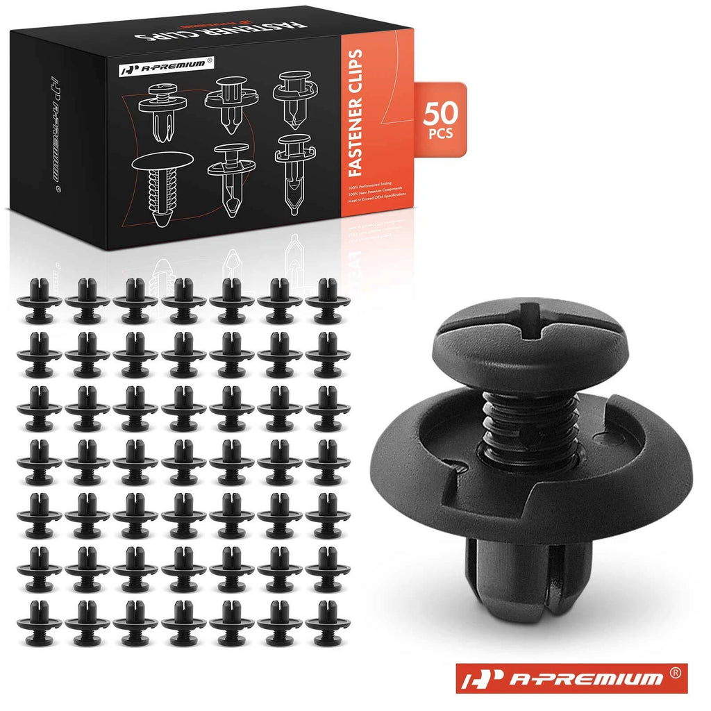 50x Nylon Bumper Hood Fender Splash Guard Clips for Honda