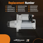 Starter Motor for Lexus ES300 NX200t Toyota Camry Sienna Highlander (2015–2016)