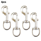 Set of 4 Zinc Alloy 3.5in Flag Swivel Snap Hooks for Flagpole Accessories