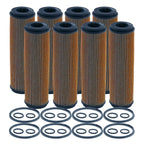 Set of 8 Engine Oil Filters for Mercedes-Benz W204 C204 R172 (1.8L L4)