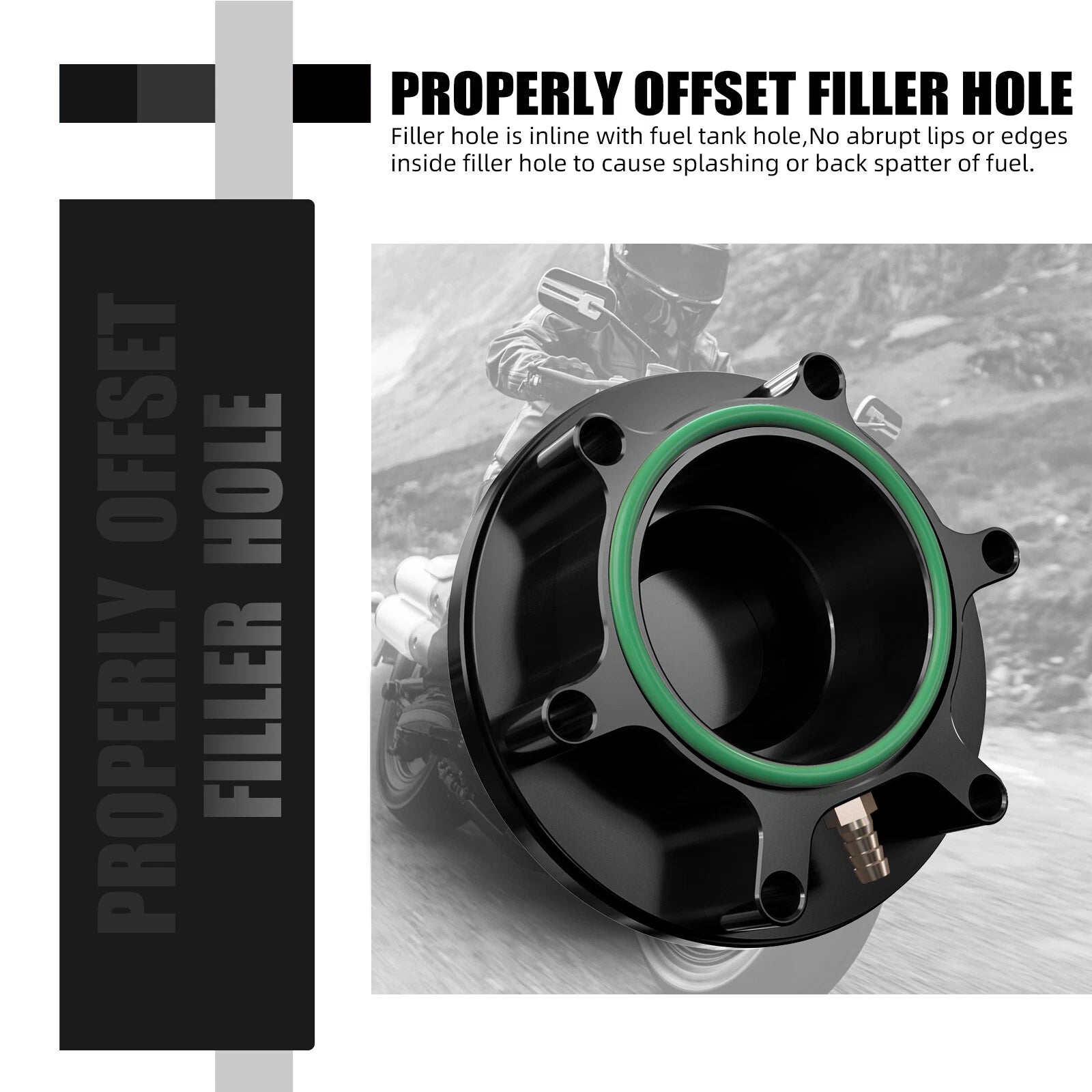 Fuel Filler Cap Oil Filler Cover Kit for KTM 790 Adventure R/S/Rally (2019–2023)