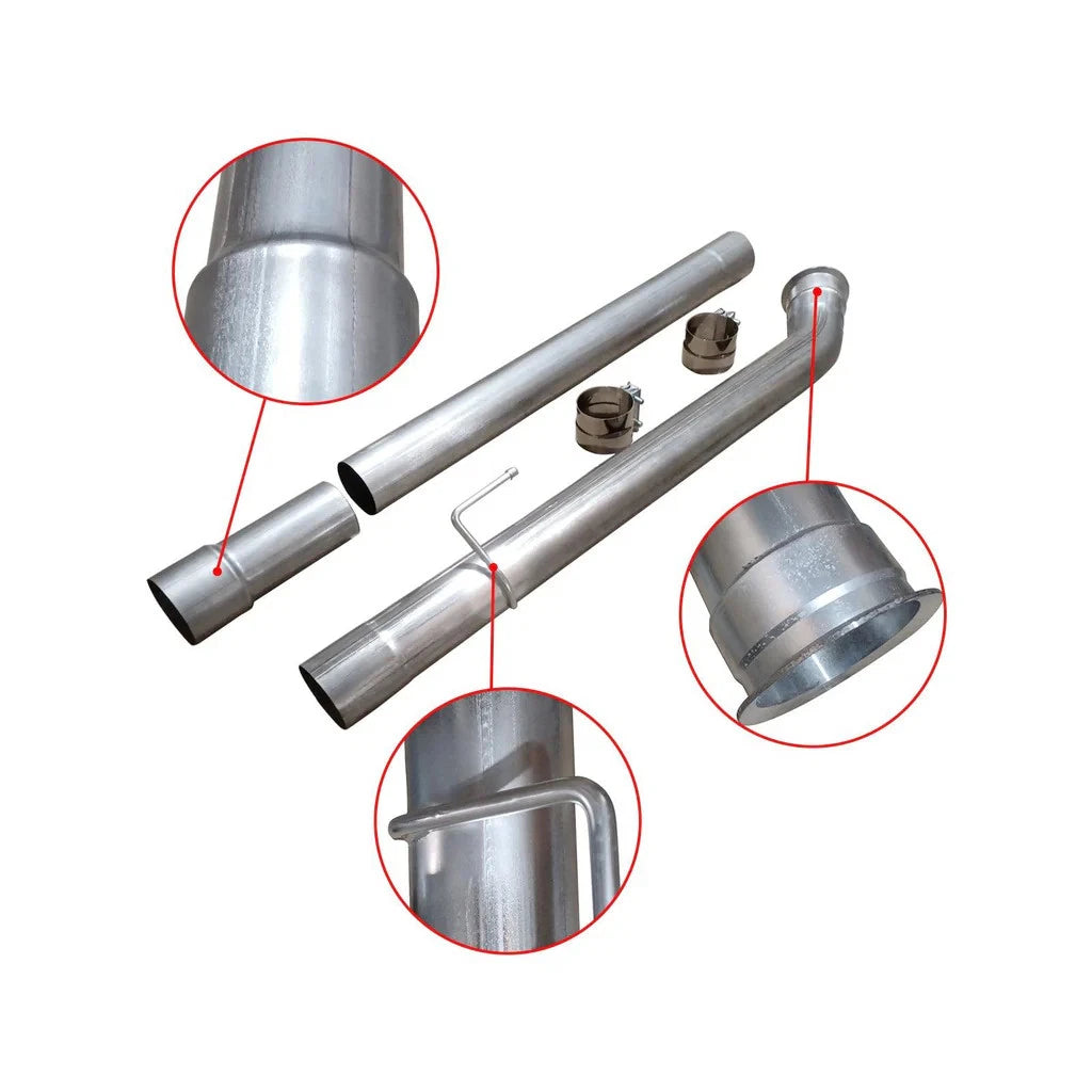 4" Exhaust Pipe Kit for Dodge Ram 2500/3500 6.7L Cummins Diesel (2019–2021)