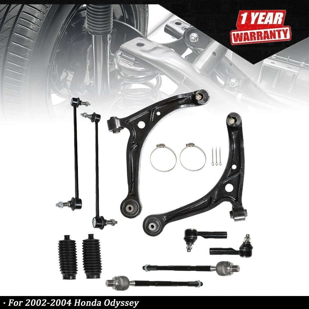 10Pc Suspension Kit for Honda Odyssey (2002–2004)