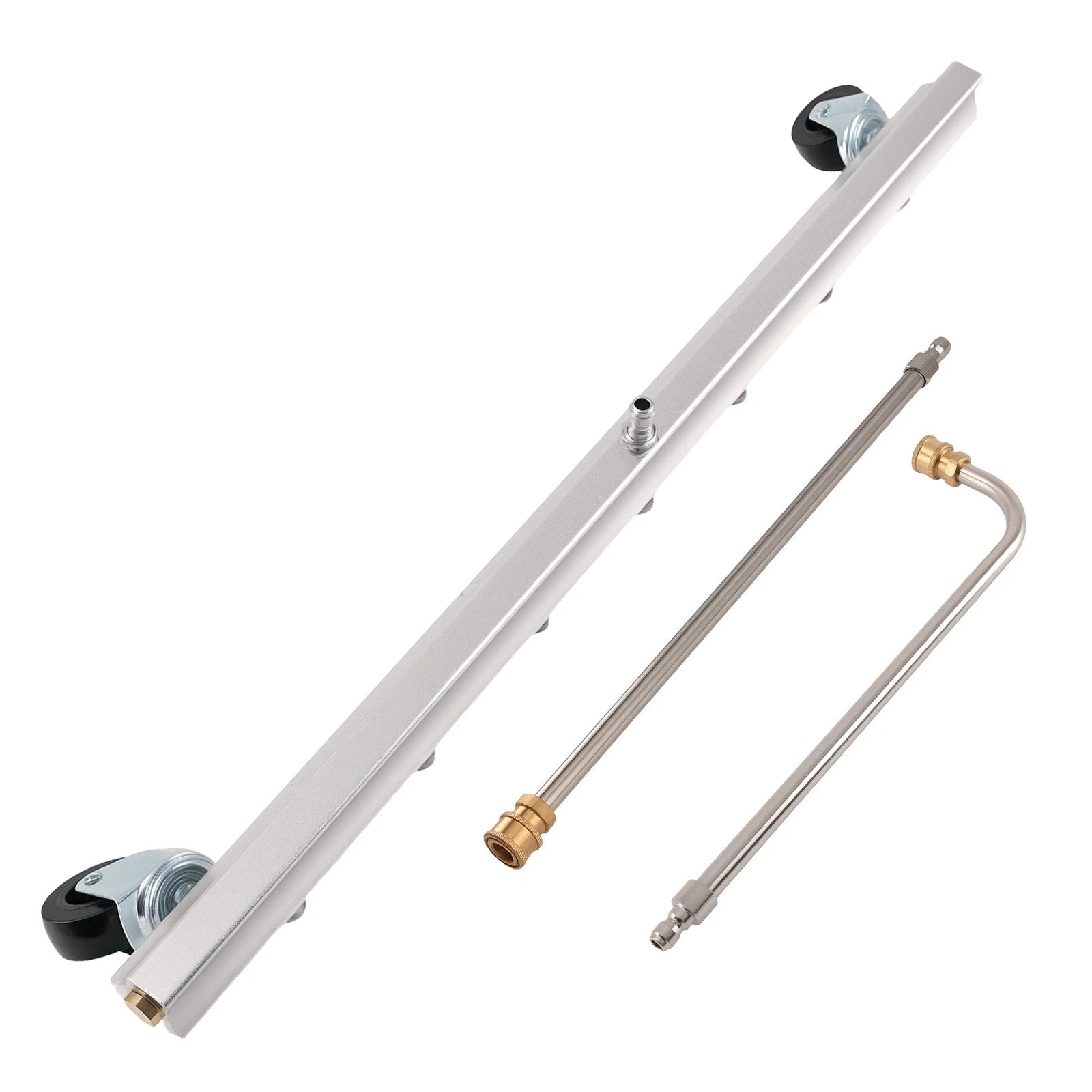 25.6" Pressure Washer Broom with Extension Wand & 7 Spray Tips