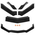Front Bumper Lip Splitter for Corvette C8 (2020–2025) Glossy Black