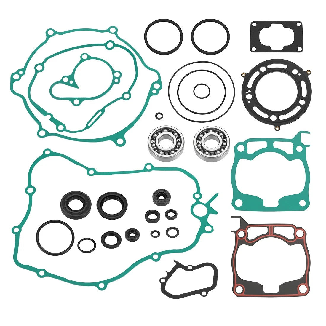 Complete Engine Gasket Kit Set w/ Oil Seals for Yamaha YZ125 (2005–2021)