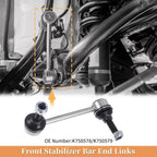 2 x Front Stabiliser Sway Bar Links for Dodge Durango (2011-2015)