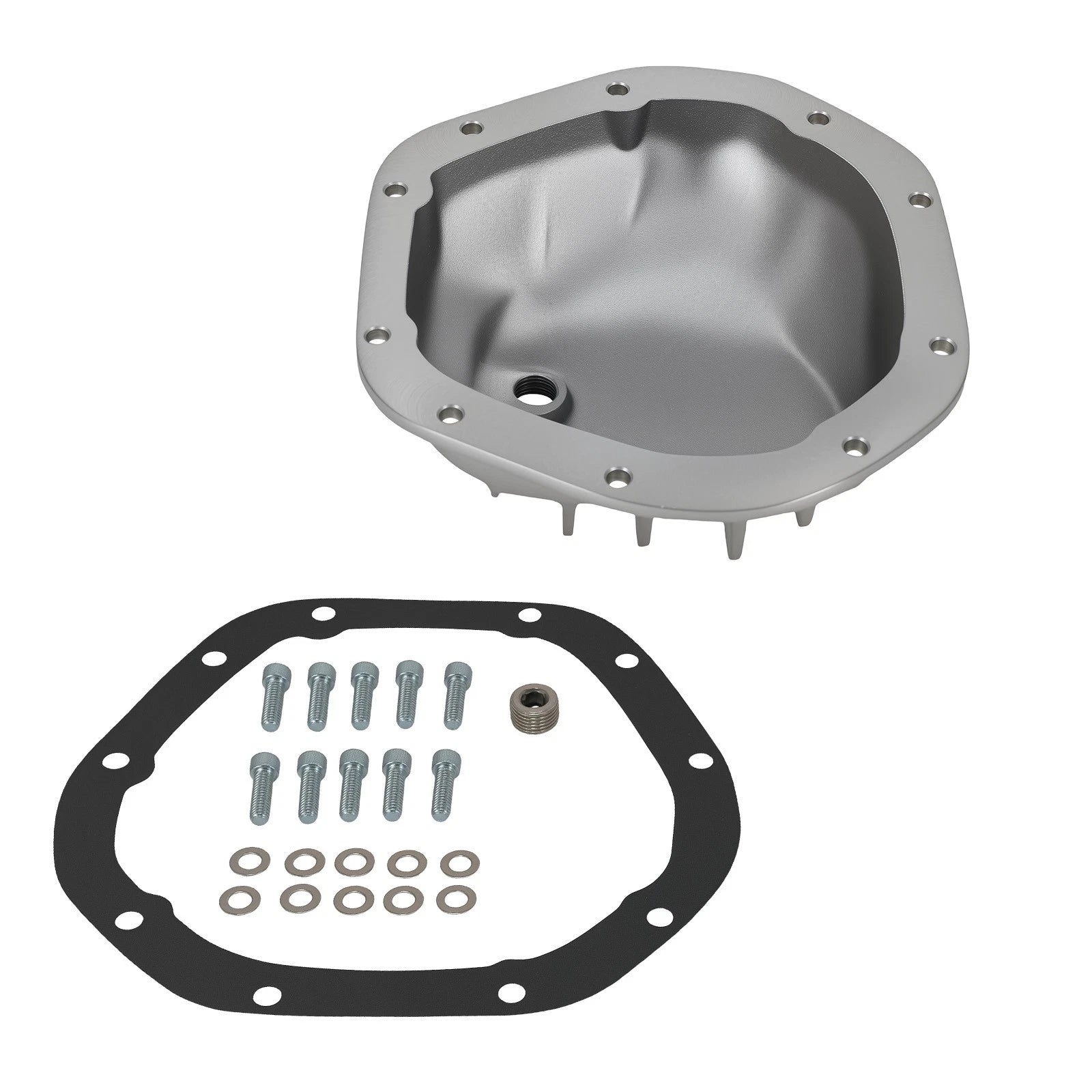 Aluminum Differential Cover for Chevy 3/4 Ton Ford Truck (1966–2003) w/Kit