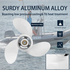 8.5 x 8.5 Aluminum Boat Prop for Yamaha Outboard 6-9.9HP (7 Spline, RH)