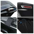 5" Extended Saddle Bags with Speaker Grills for Harley Touring (2014–2023)