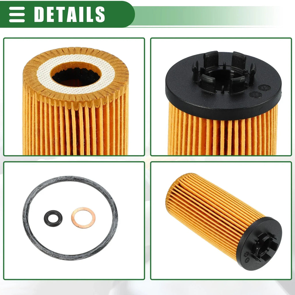 Set Engine Oil Filter Oil Fuel Filter for BMW X1 (2000-2022)