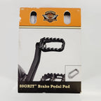 Brake Pedal Pad for Harley-Davidson FLSL FLDE (2018–Present) Black Anodized 80GRIT