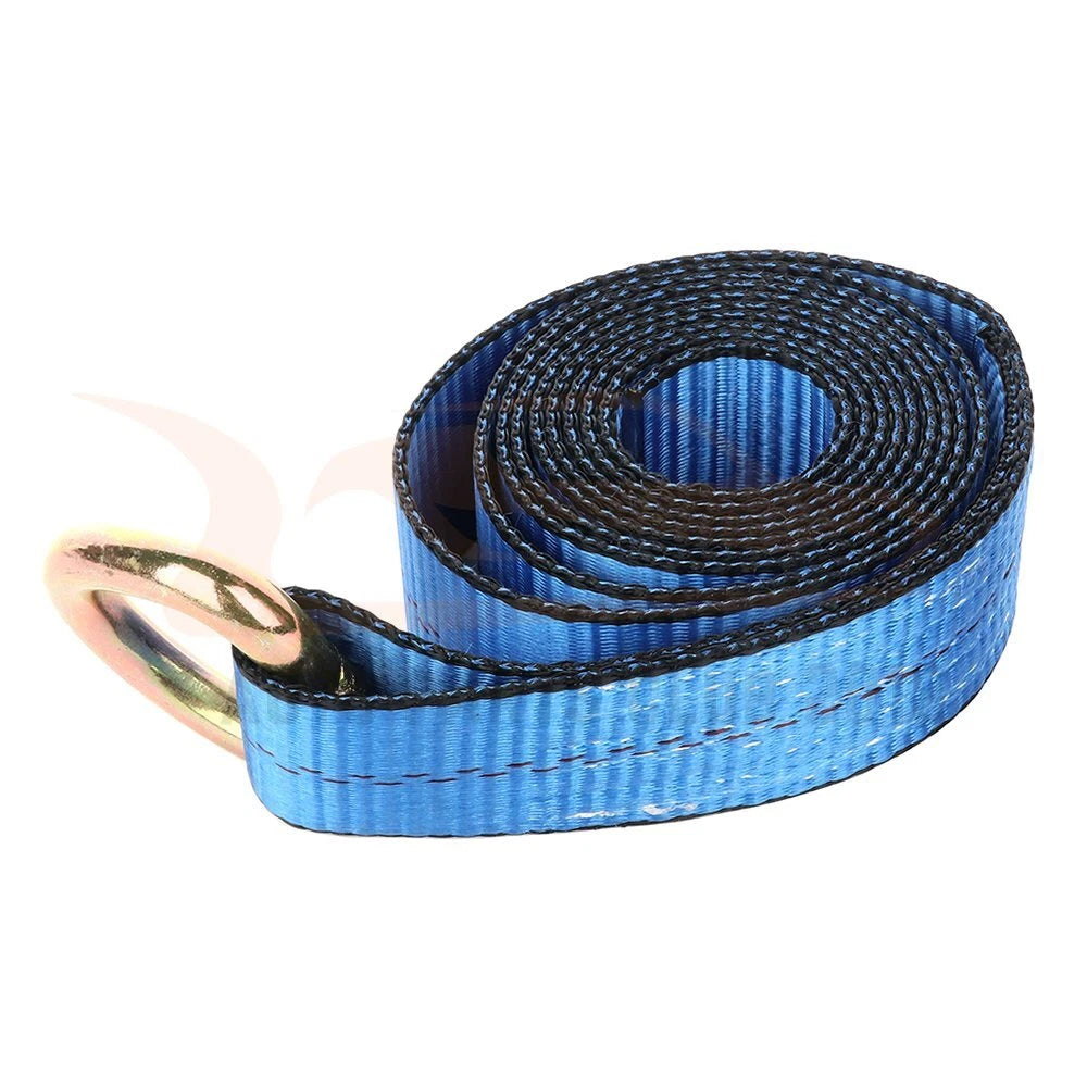 Set of 4 Lasso Straps for Car Hauler Tow Truck Tire Wheel Tie