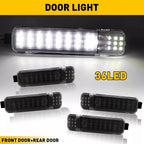 4X LED Door Courtesy Lights for Chevy C/K Silverado Tahoe GMC Sierra (1995–2007)