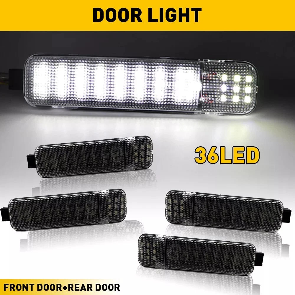 4X LED Door Courtesy Lights for Chevy C/K Silverado Tahoe GMC Sierra (1995–2007)