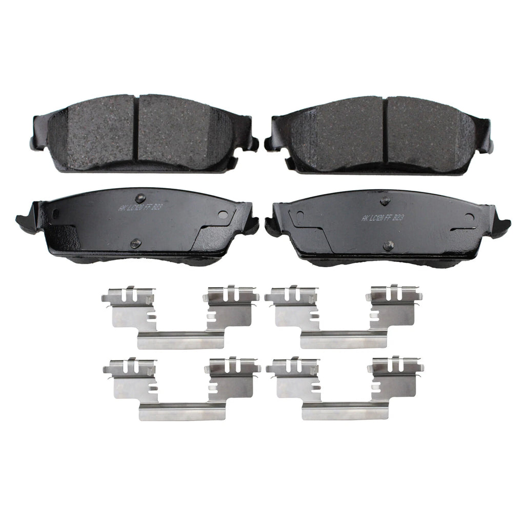 Set of 4 Akebono ProACT Rear Ceramic Brake Pads for Cadillac Chevrolet GMC