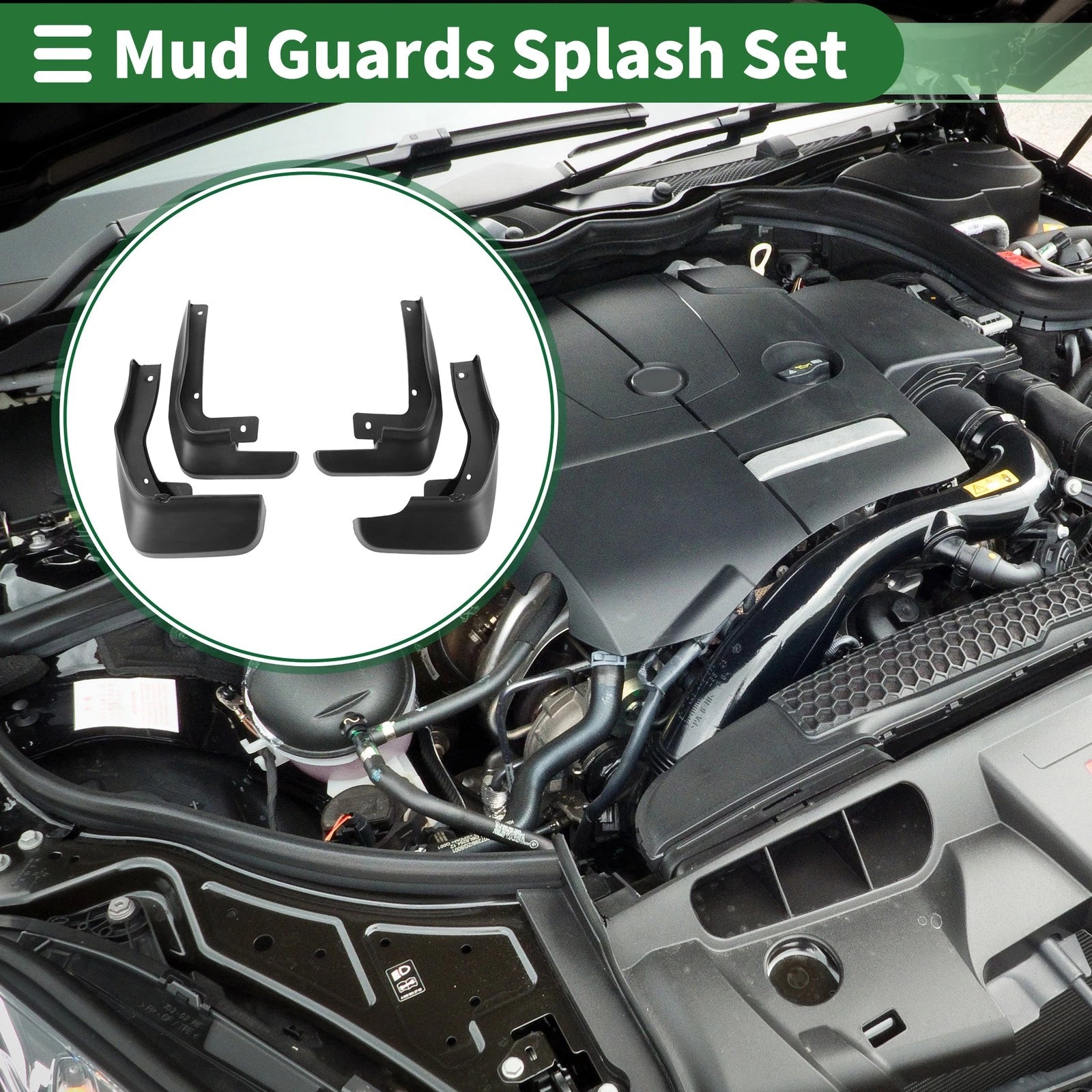 Mud Flaps Splash Guards Set of 4 for Honda Odyssey (2022–2024)