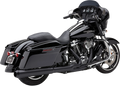 Cobra Powr-Flo 2:1 Black Exhaust for Harley Touring Road Glide Street Glide (2017–2022)