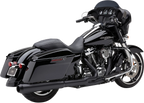 Cobra Powr-Flo 2:1 Black Exhaust for Harley Touring Road Glide Street Glide (2017–2022)