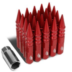 20 Pcs J2 7075 Forged Aluminum M12x1.5 Spiky Cap Lug Nuts for