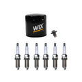Wix Engine Oil Filter & NGK 6 Platinum Spark Plugs Kit for Charger Sebring (2007–2010)