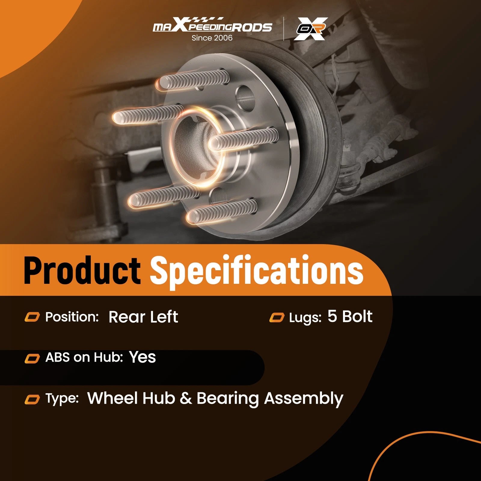 Rear Wheel Hub Assembly for Lexus ES350/Toyota Avalon (2005-2012)