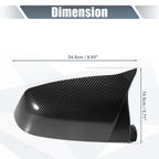 Rearview Mirror Cover Cap Carbon Fiber Pattern for BMW 525i 528i 530i 535i