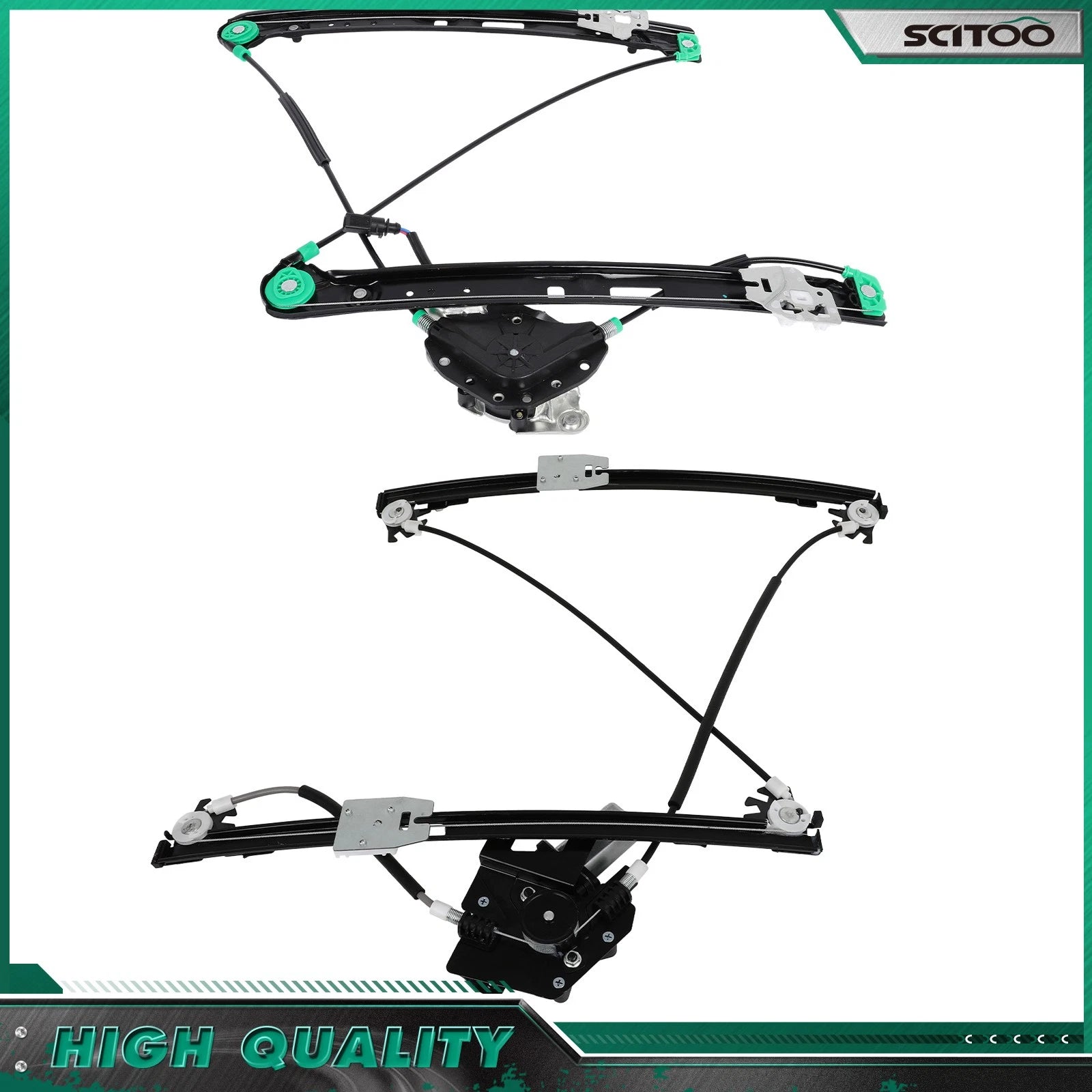 Set of 2 Window Regulators for BMW 325i (2001–2005)