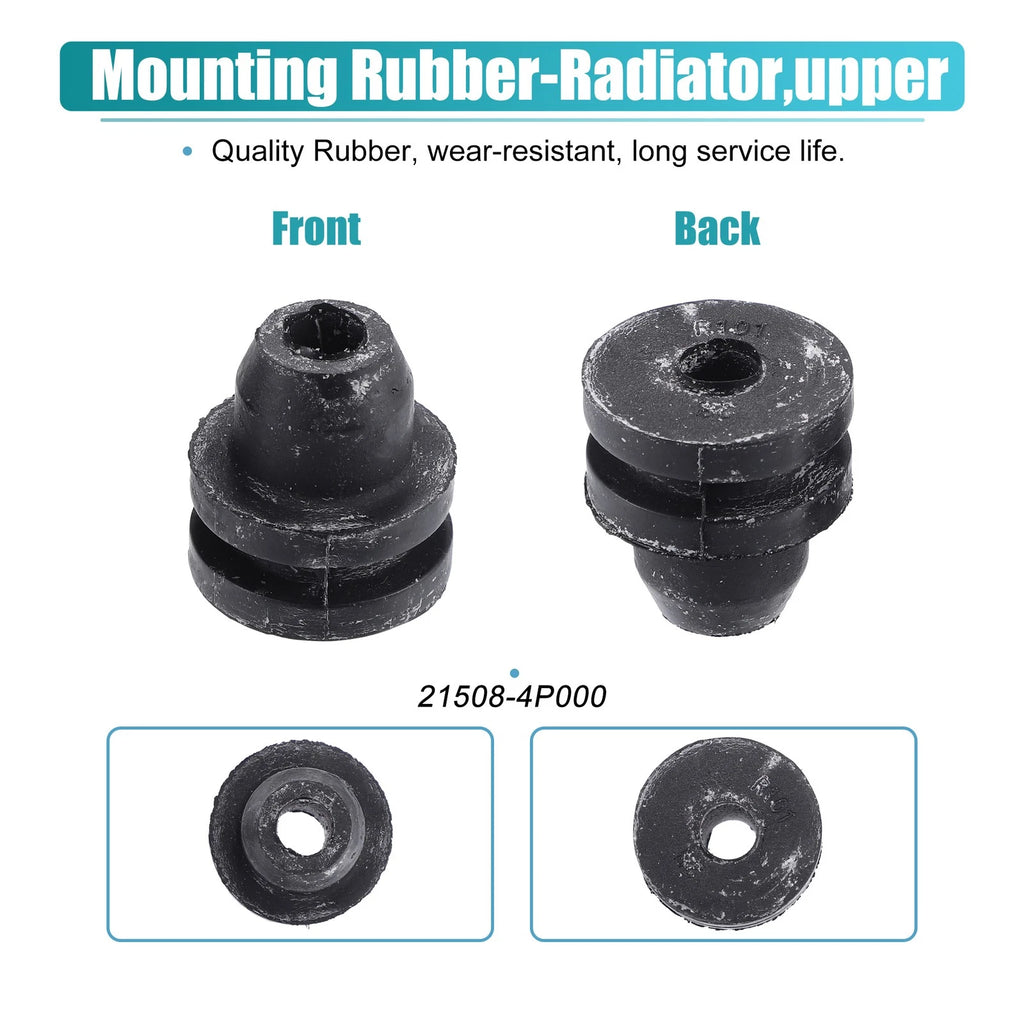 2X Lower Rubber Cushion Bushing for Nissan Frontier (1998–2015)