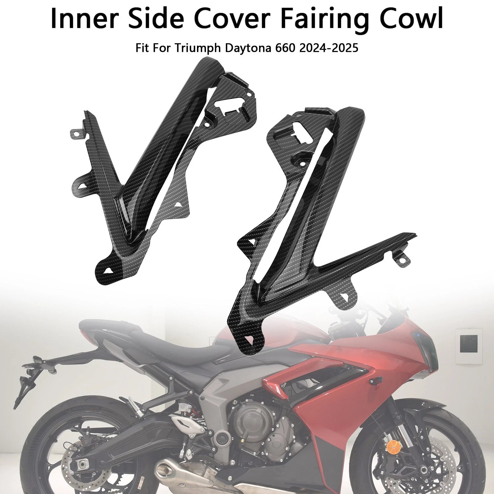 Inner Side Cover Fairing Cowl for Daytona 660 (2024–2025)