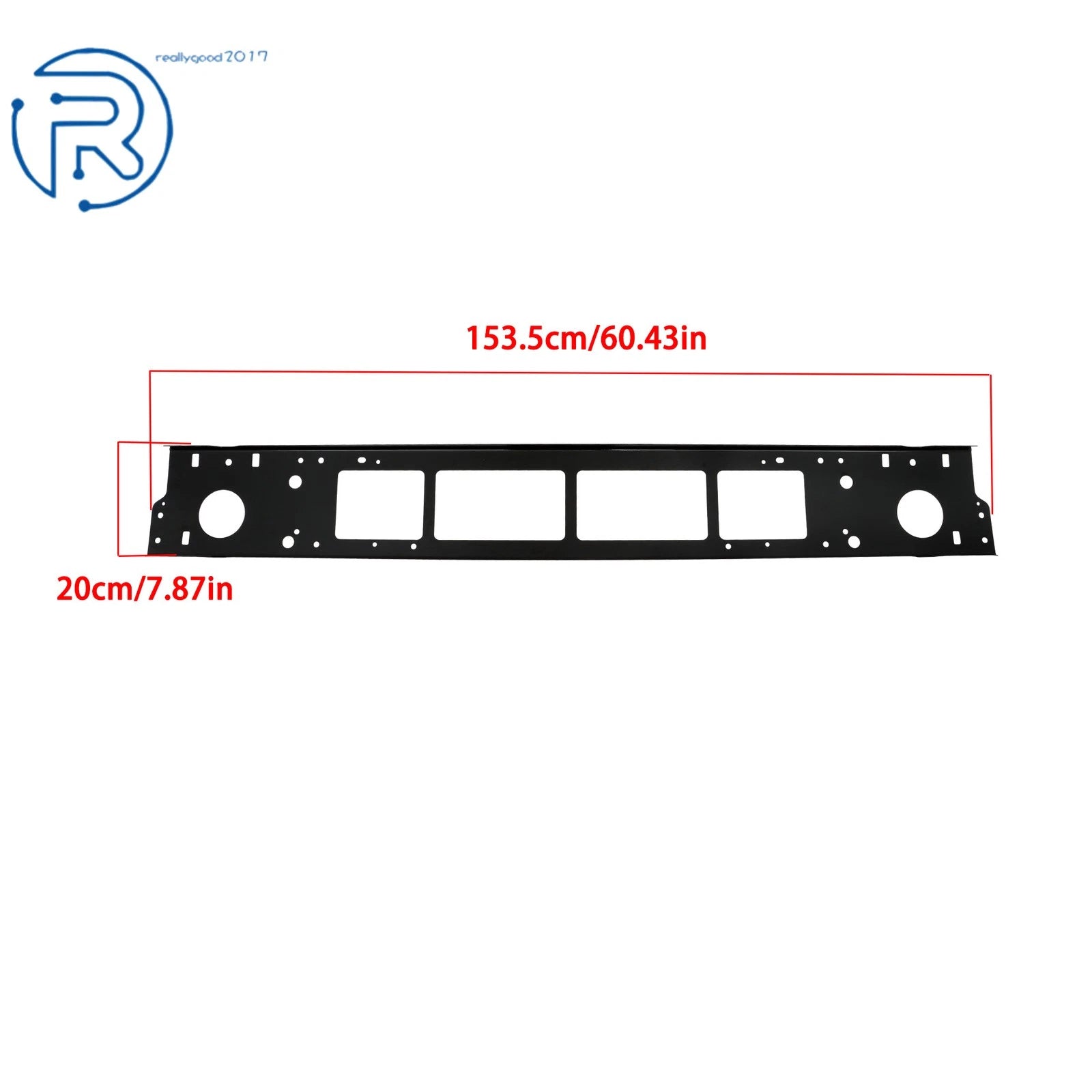 Front Bumper Reinforcement for Ram 1500 (2019-2024) Steel Black
