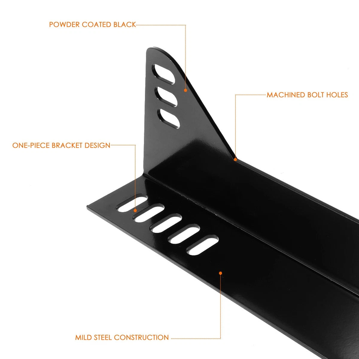 Front Left Bumper Bracket for Honda Accord Sedan (2008–2012)