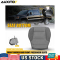 Set of 2 Gray Bottom Seat Covers for Silverado Sierra 1500 2500 (2014–2019)