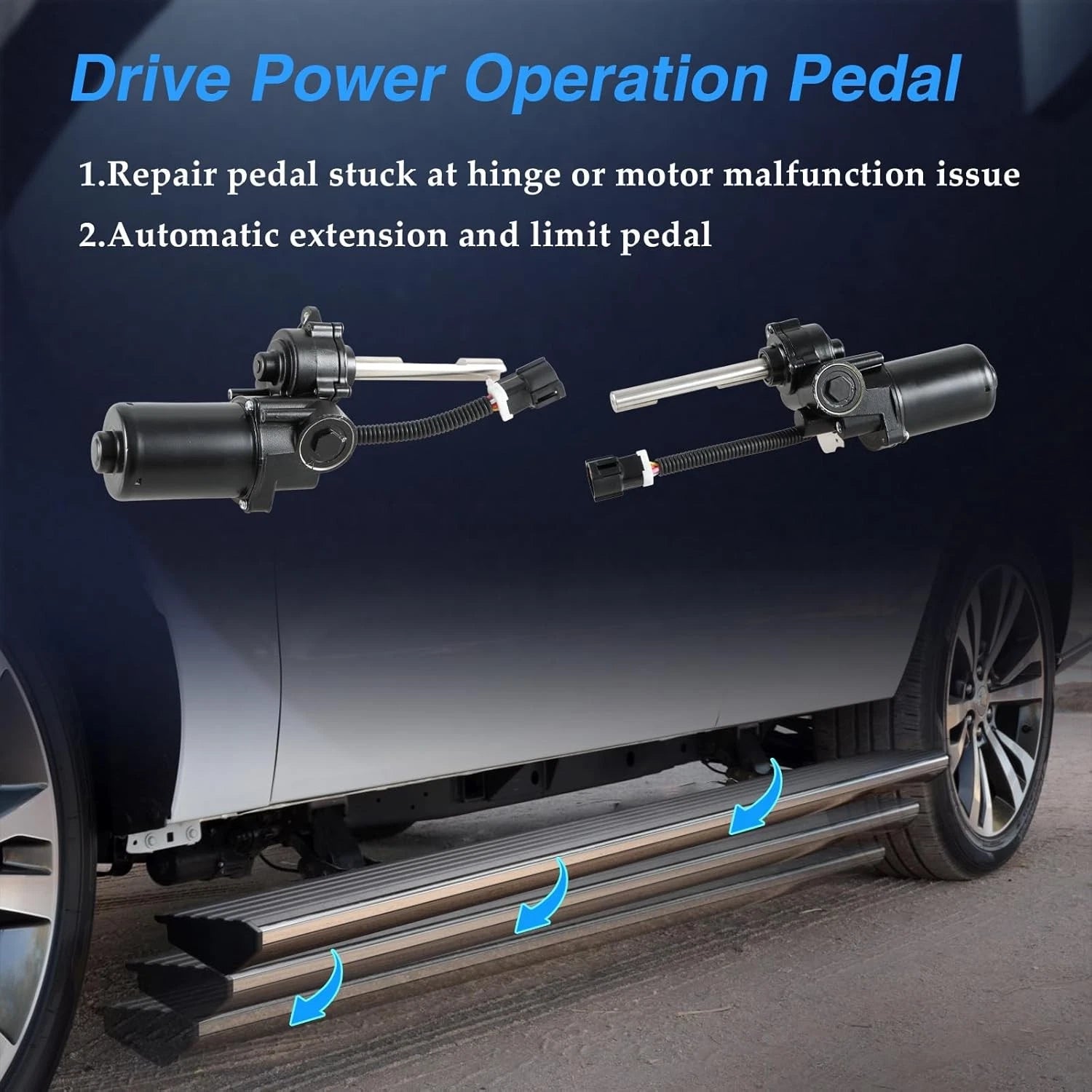 Power Running Board Motor Set for Ford (2009–2014) 9L7Z16A507A 9L7Z16A506A