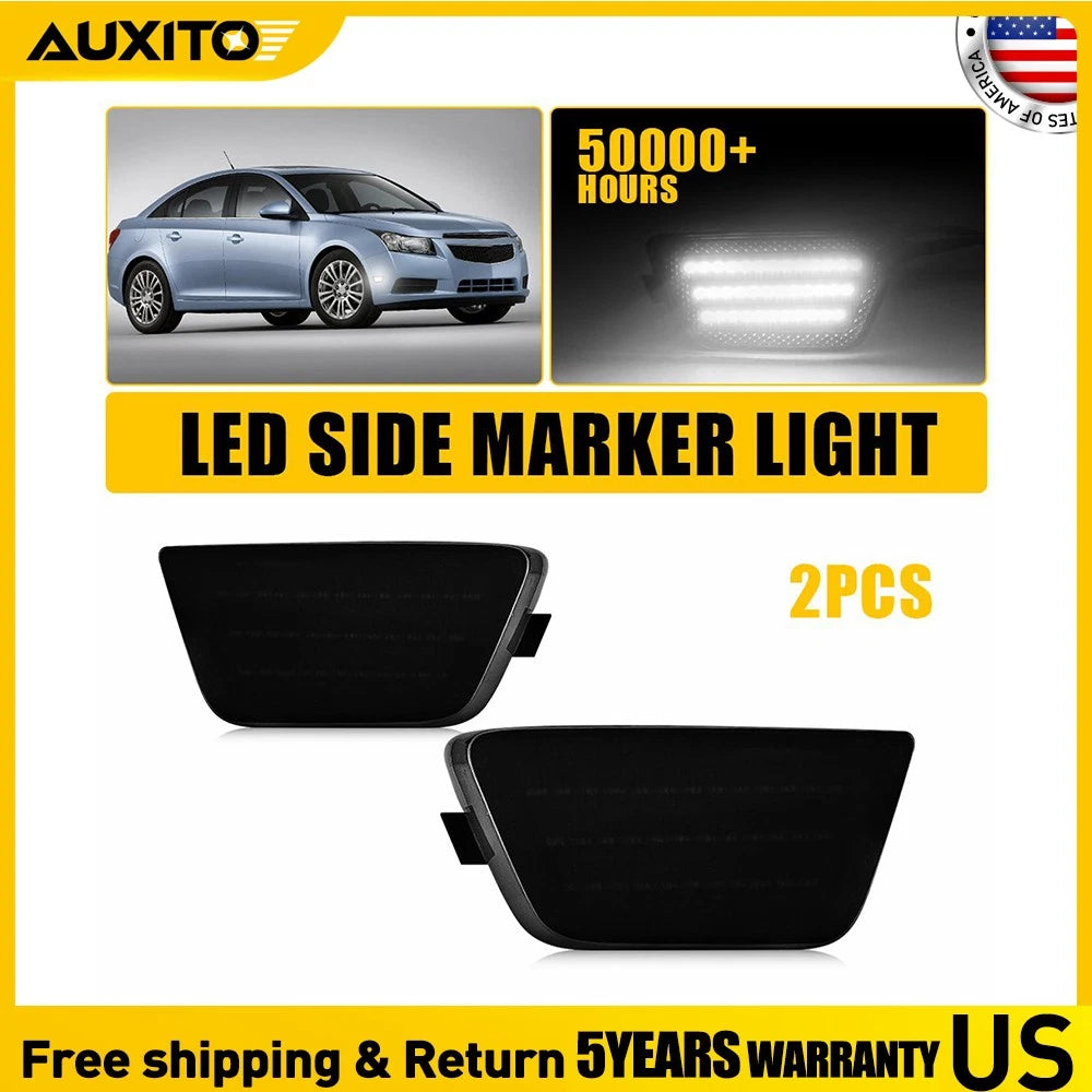 Front Bumper Reflector Side Marker Light Assembly for Chevy Cruze (2011–2015)