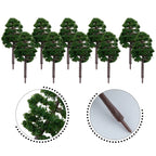 20Pcs Model Trees for Scenery Street Railway Layout