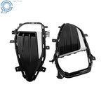 Pair of Chrome Fog Light Covers for Ford Edge (2019–2022)