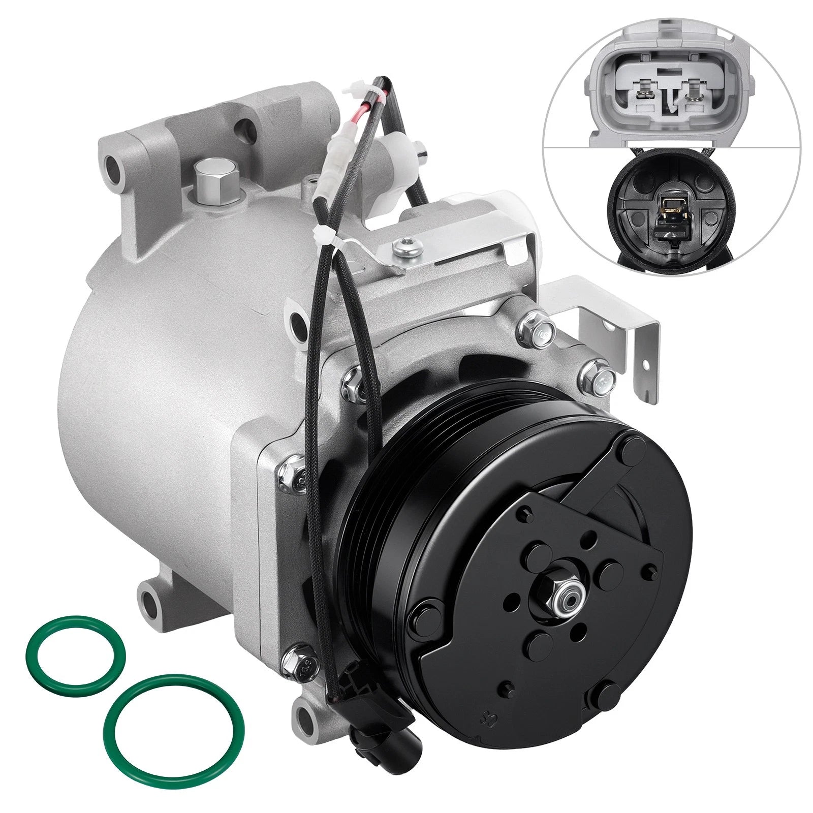 A/C Compressor with Clutch for Mitsubishi Lancer 2.0L (2002–2007) 78483