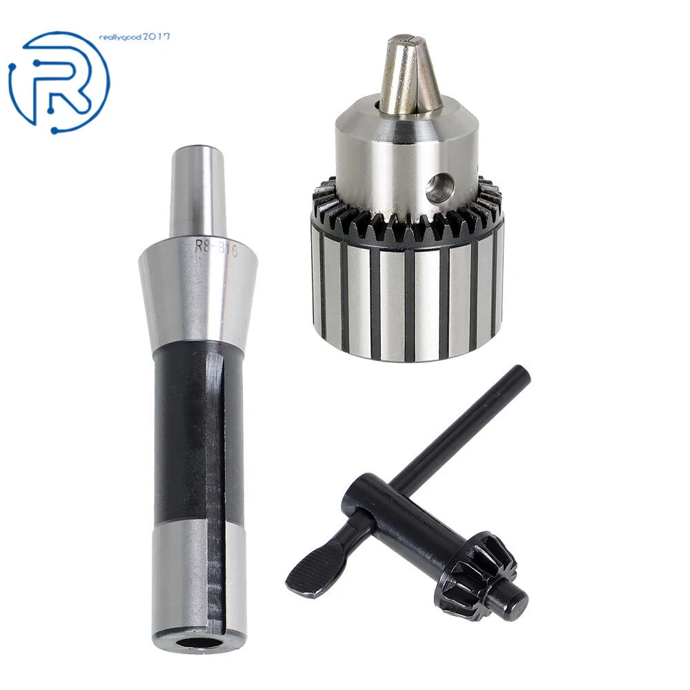 Drill Chuck for R8 Shank Precision (1/2" Capacity)