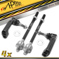 Set of 4 Inner & Outer Tie Rods for Ford Expedition F-150 (2009–2014)