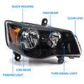 Right Headlight for Chrysler Town & Country, Dodge Grand Caravan (2008–2016)