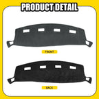 Dashboard Protection Mat for Dodge Ram Pickup (2002–2008) Gray