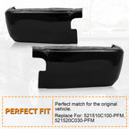 Steel Rear Bumper End Caps for Toyota Tundra (2014–2021) Black
