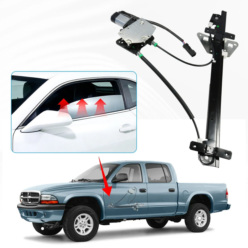 Front Driver Power Window Regulator with Motor for Dodge Durango Dakota (1998-2004)