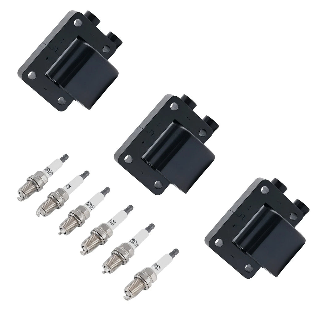3X Ignition Coils & 6X Spark Plugs for Mitsubishi 3000GT (1991–1996)