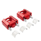 Handlebar Fat Bar Mount Clamps Risers Adaptor for Dirt Pit Bike ATV (7/8 to 1-1/8)