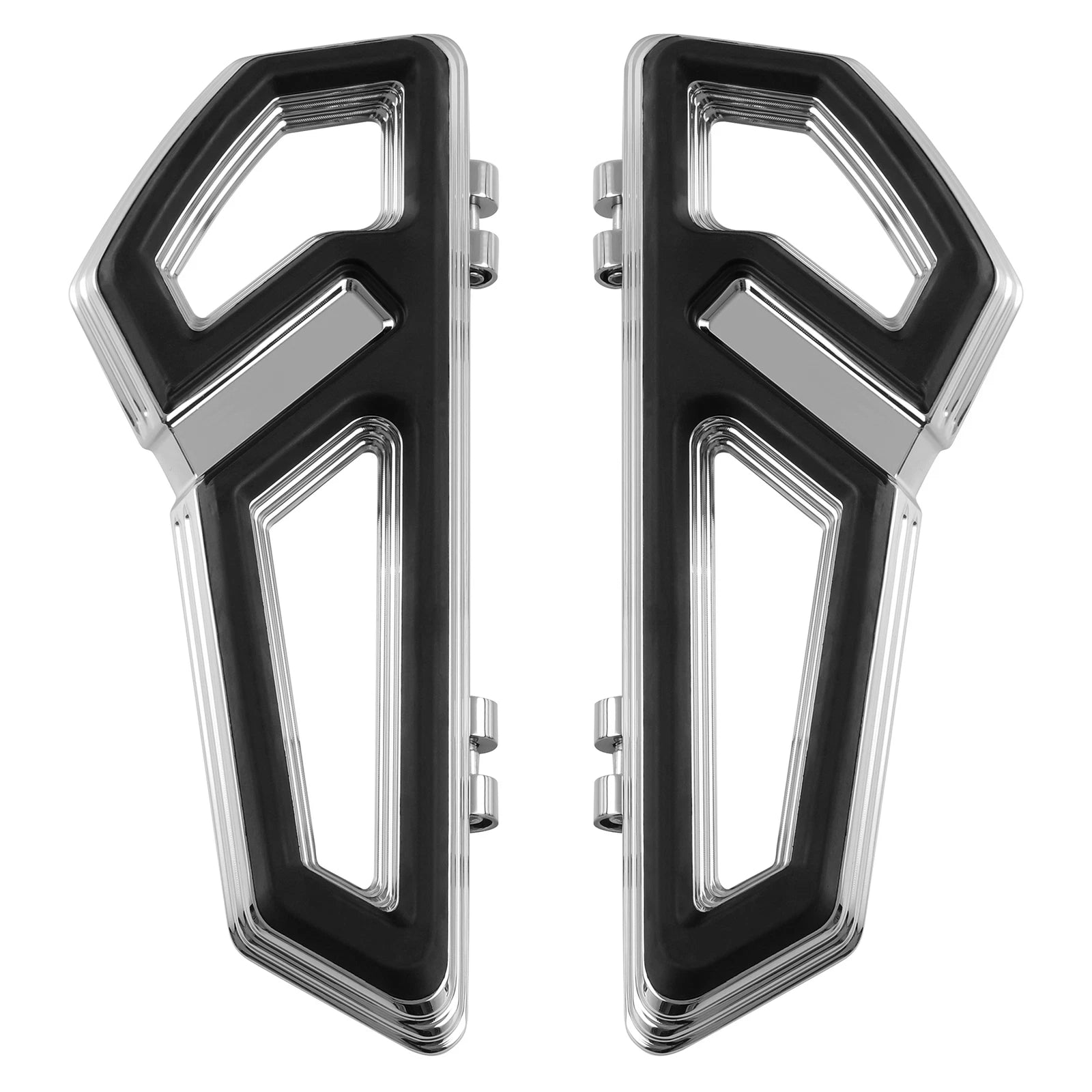 Chrome Driver Floorboards Footboard Mount Bracket for Harley Touring (2014–2024)