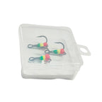 Treble Hooks for Ice Fishing (8#, 16.3mm, 0.6g, Diamond Pattern)