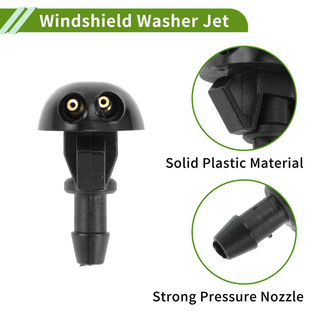 Windshield Washer Nozzle with Hose Connector for Nissan (No. 289313S500)